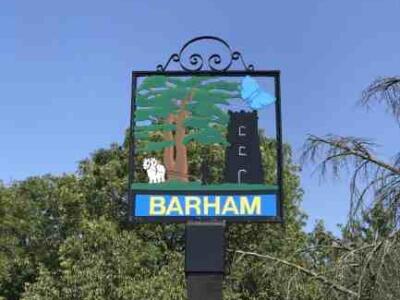 village sign complete